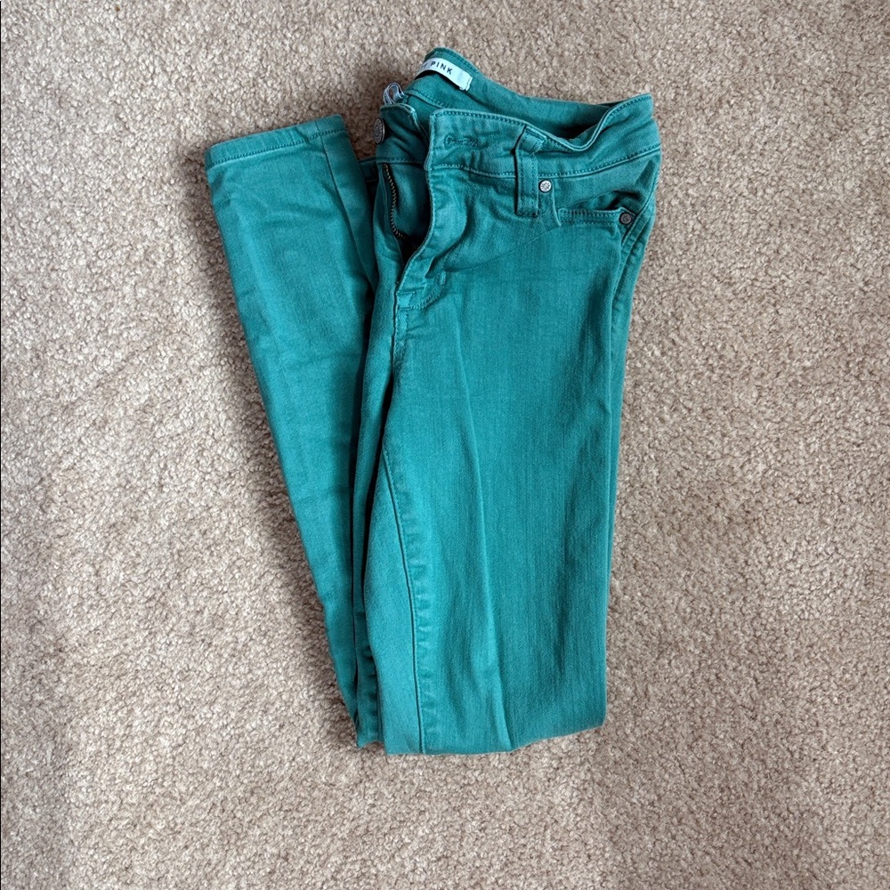 Celebrity Pink Jeans | Mid Rise Ankle Skinny | Teal